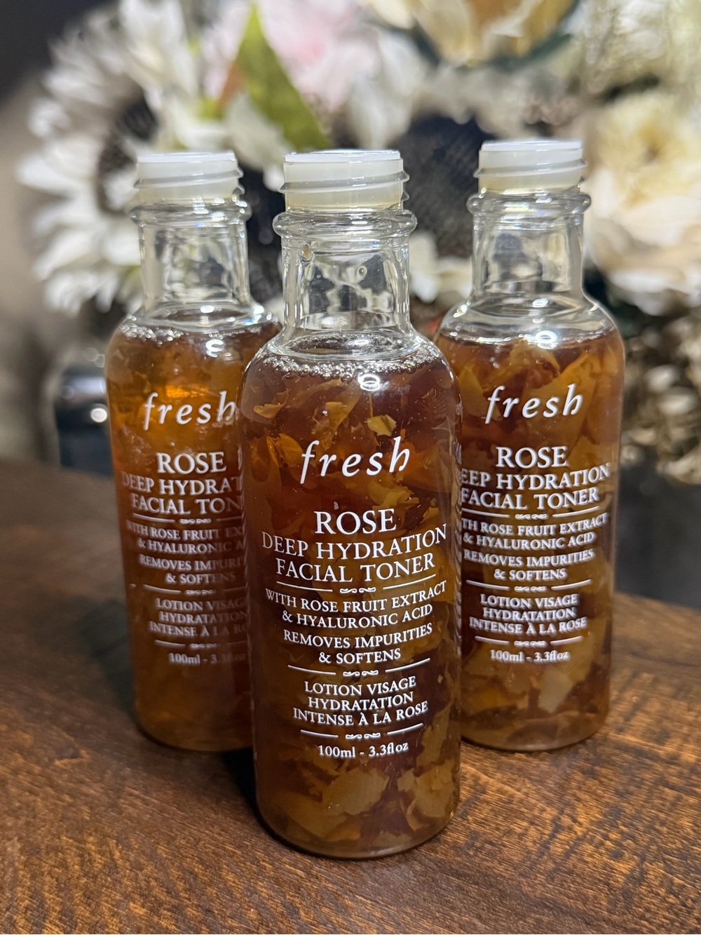 fresh Rose Deep Hydration Facial Toner - 100ml 3.8fl oz **Sold Each**